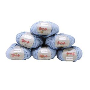 6 Skeins Maratona Zegna Baruffa Yarn Wool Color 510 Lilac Lot 17067 Discontinued